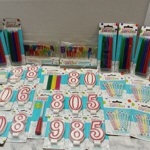 Colorful Birthday Candles 31 new mixed packs